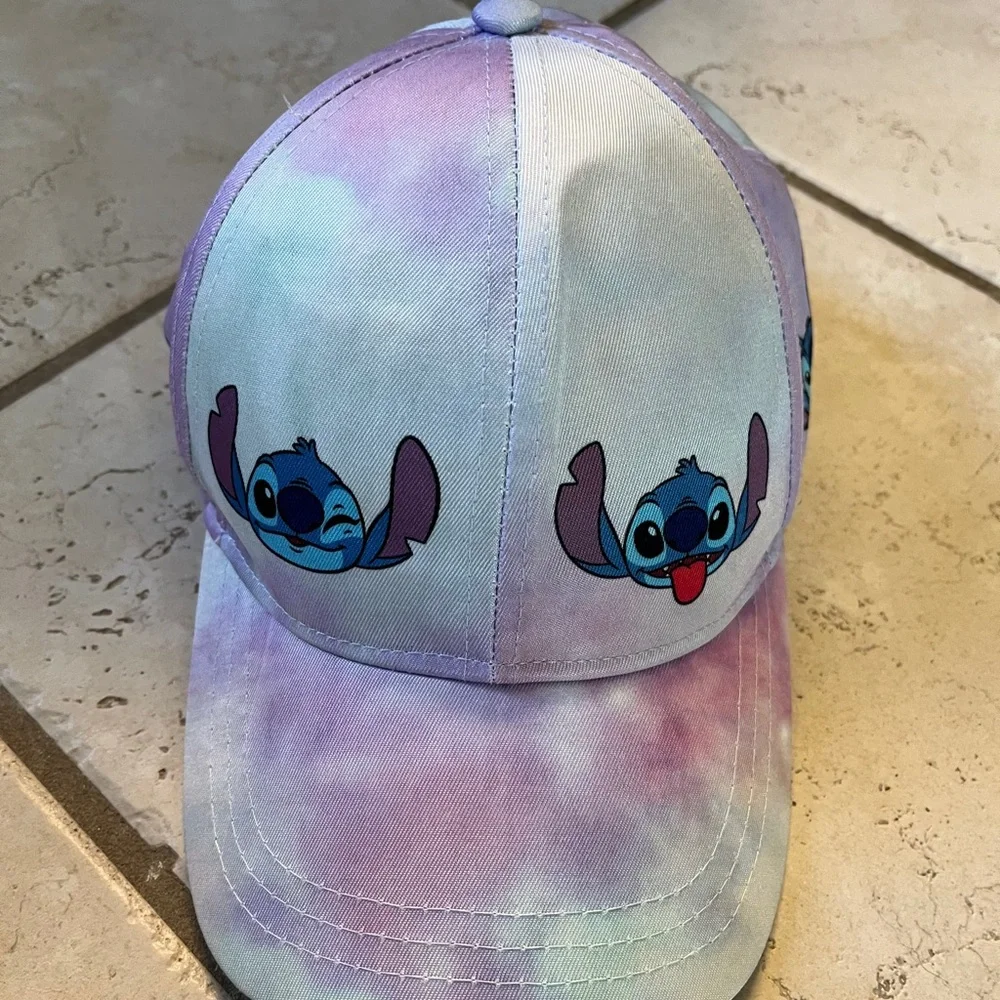 Youth Disney Stitch Purple and Pink Hat adjustable